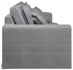 Светлосив диван 196 cm Nora – Ropez