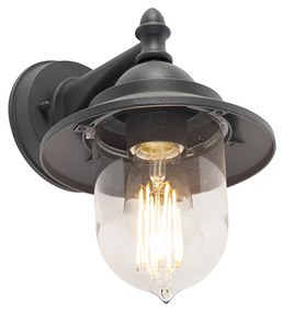 Романтичен външен стенен аплик тъмно сив - Oxford