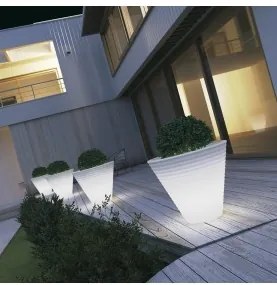 Teraplast - Кашпа с осветление VASO AFRICA L.LUCE OUTDOOR 80 NEUTRO
