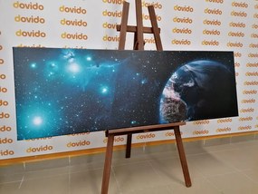 Картина на платно – Космос и земно кълбо