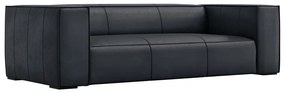 Тъмносин кожен диван 227 cm Madame – Windsor &amp; Co Sofas