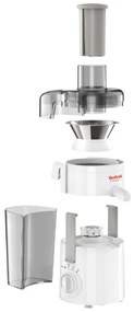 Сокоизстисквачка Tefal ZE370138, 350W, 2 скорости, Функция Пулс, Пулп 950 мл, Бял