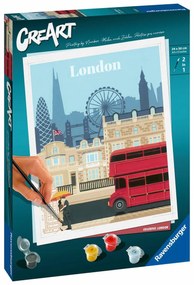 Комплект Рисуване по Числа Ravensburger London