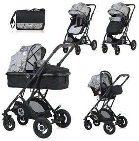 Бебешка количка SENA SET LORELLI - Grey MARBLE