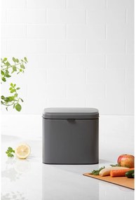 Тъмносив контейнер за компостируеми отпадъци 4 l Essentials – Ladelle