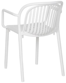 Бял пластмасов трапезен стол Alia – Ixia