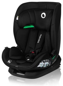 Lionelo - Детско столче за кола с въртяща се основа LAVENDER i-Size 76-150 cm Черен карбон