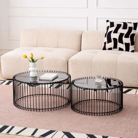 Кафе-маса Temporal Nest-Черно