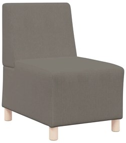 4108496 vidaXL Модулен диван без ръкави Светлосиво 55 x 74 x 82 см Кадифе