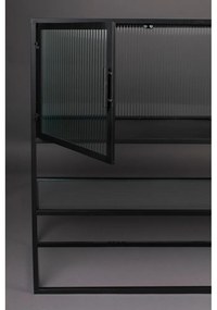 Черен метален шкаф 150x90 cm Boli - Dutchbone