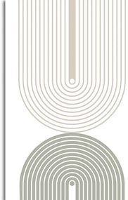 Картина на платно – Минималистични дъги Mid-Century