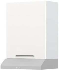 Висящ шкаф Modena A9-60-1K за кухненски аспиратор-White - White glossy