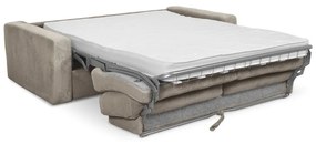 Светлокафяв разтегателен диван от рипсено кадифе 195 cm Nona – Makamii