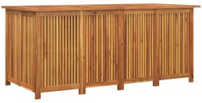 319708 vidaXL Градинска кутия за съхранение 175x80x75 см акациево дърво масив