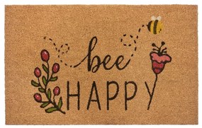 Килимче от кокосови влакна 75x45 cm Bee Happy - Hanse Home