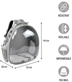 Чанта за транспортиране на домашни любимци 28x33 cm – Love Story