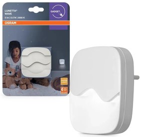 Osram - LED нощна лампа за контакт със сензор за сумрак LUNETTA LED/0,5W/230V
