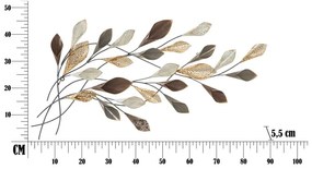 Декорация за стена в бяло-кафяво , ширина 46 cm Ramo - Mauro Ferretti