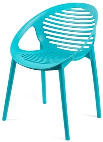 Тюркоазен пластмасов градински стол Joanna - Bonami Selection
