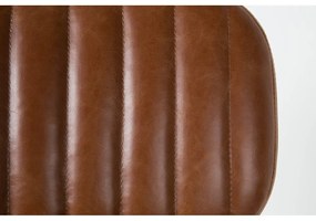 Кафяв трапезен стол в цвят коняк Jake Worn - White Label