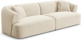 Бежов кадифен диван 255 cm Campi – Cosmopolitan Design