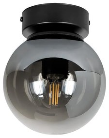 Плафон РИО, черен/сив, 1xE27