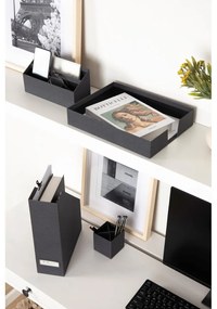 Картонени органайзери в комплект от 4 бр. Hugo Canvas Paper Laminate – Bigso