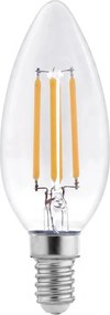 LED филаментна крушка C37 E14/6W/230V 4000K