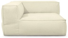 Кремав пуф от букле Mass Corner 150 Left – SLOWDOWN