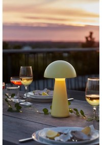 Жълта LED настолна лампа с дистанционно управление (височина 28 cm) Sam – Sirius