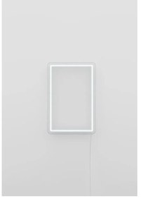 Бяла стенна лампа , 30 x 40 cm Rectangle - Candy Shock