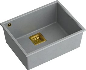 гранитна мивка DAVID 50 Grey Metallic