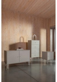 Светлосив скрин 108x70x45 cm Morning – Zuiver