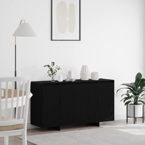 Sonata H Страничен шкаф от черен дъб Черен дъб Дъбов фанер 135 x 41 x 75 см
