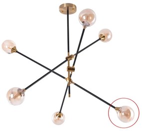 Azzardo - Резервно стъкло за полилей SOLEN Ø 13,5 см