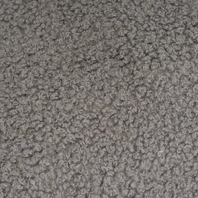 Сиво одеяло от шерпа 130x160 cm Sherpa Bouclé – Casa Selección