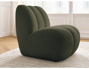 Зелено кресло от прежда с примки от букле Janissaire – Bobochic Paris