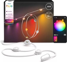 Philips - LED RGBW димируема външна гирлянда Hue FESTAVIA 32xLED 18m IP65
