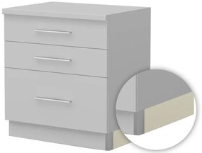 Кухненски страничен цокъл JL Universal SB-White glossy