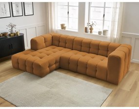 Ъглов диван в цвят жълта охра (ляв ъгъл) Cloud – Bobochic Paris
