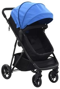 Sonata Детска/бебешка количка 2-в-1, синьо и черно, стомана