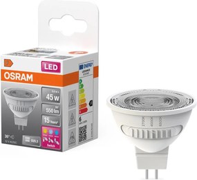 LED крушка MR16 GU5,3/5,6W/12V 2700/4000/6500K 36° - Osram