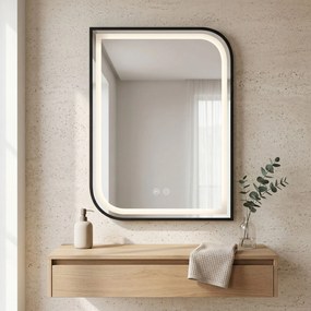 Огледало LED ZONE 80X60  BLACK