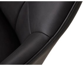 Тъмносиви тапицирани трапезни столове в комплект с подлакътници 2 бр. Nolan Square – Unique Furniture