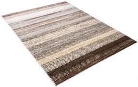 Модерен килим с ивици в кафяви нюанси Ширина: 80 см | Дължина: 150 см