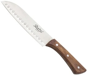 Нож Сантоку ZEPHYR ZP 1633 BS, 17.8 см, Неръждаема стомана, Дървена дръжка