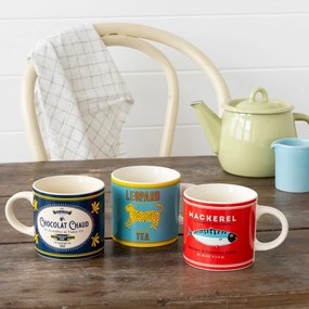 Тъмносиня/кремава керамична чаша 350 ml Chocolat Chaud – Rex London