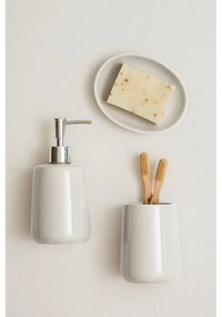 Бял каменен комплект аксесоари за баня Moon – Premier Housewares