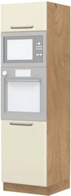 Висок подов шкаф за фурна Modena K21-60-RM-Walnut - Beige