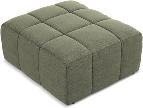 Зелена табуретка от прежда с примки от букле Aloha – Makamii